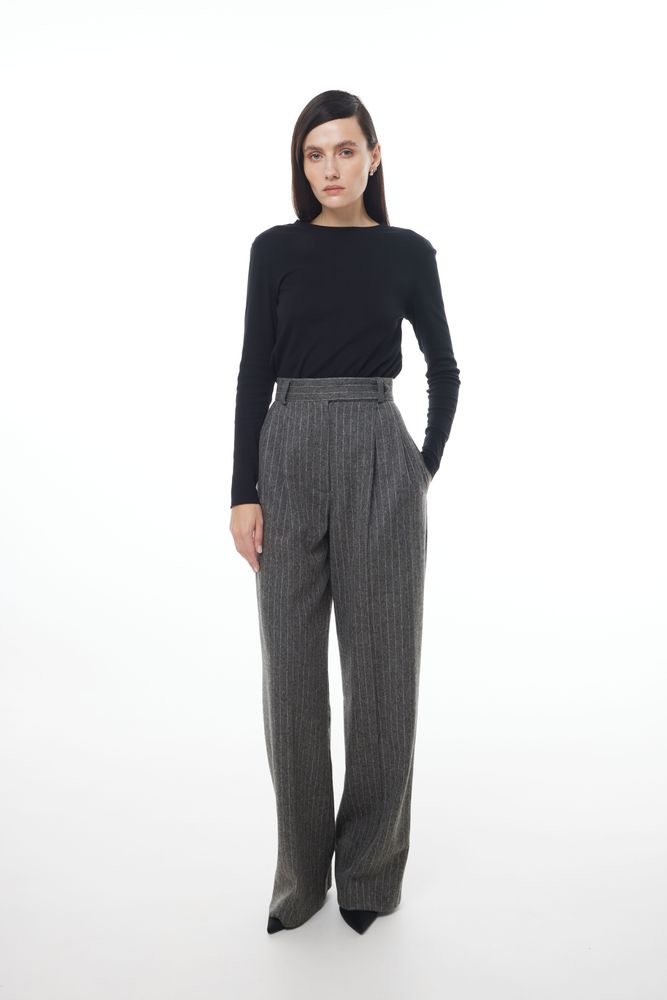 VIGO Pantaloni palazzo Grey — fotografia 4