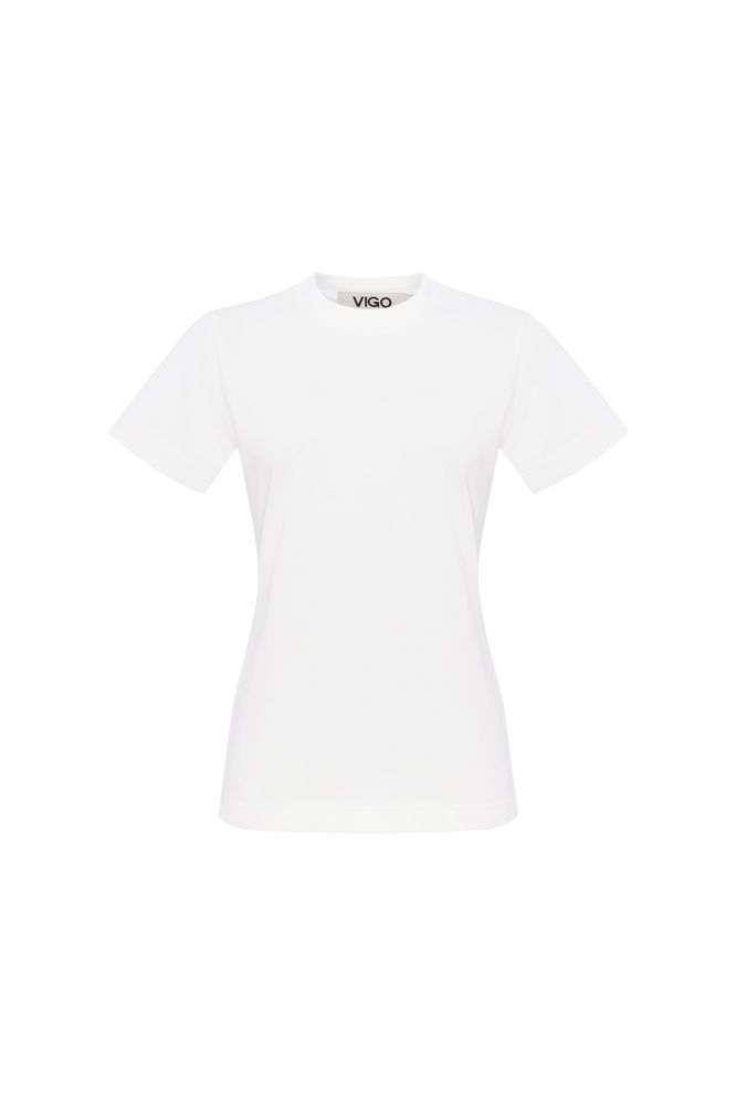 VIGO Tricou slim fit lăptos — Bluze cu mânecă lungă și tricouri — fotografia 2