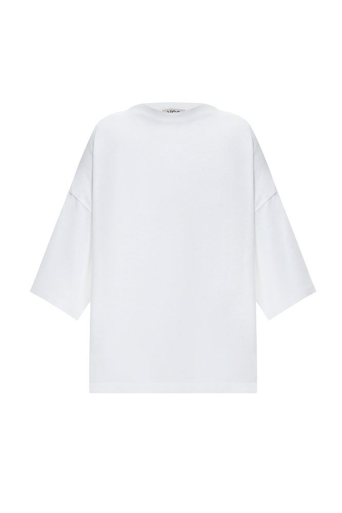 VIGO T-shirt white ♻️ — Longsleeves i T-shirty — zdjęcie 2
